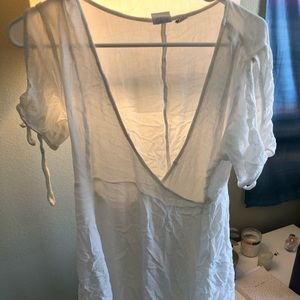 White Wrap Dress
